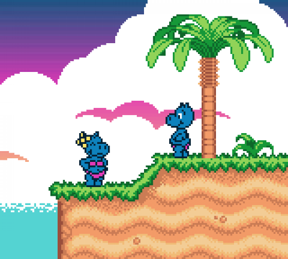 Das Geheimnis der Happy Hippo-Insel Screenshot 10 (Game Boy Color)