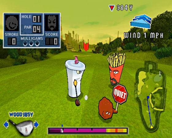Aqua Teen Hunger Force: Zombie Ninja Pro-Am Screenshot 39 (PlayStation 2 (US Version))