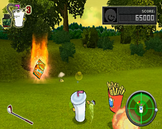 Aqua Teen Hunger Force: Zombie Ninja Pro-Am Screenshot 44 (PlayStation 2 (US Version))