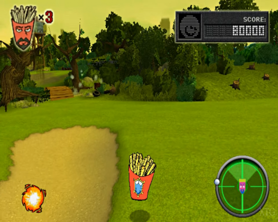 Aqua Teen Hunger Force: Zombie Ninja Pro-Am Screenshot 45 (PlayStation 2 (US Version))