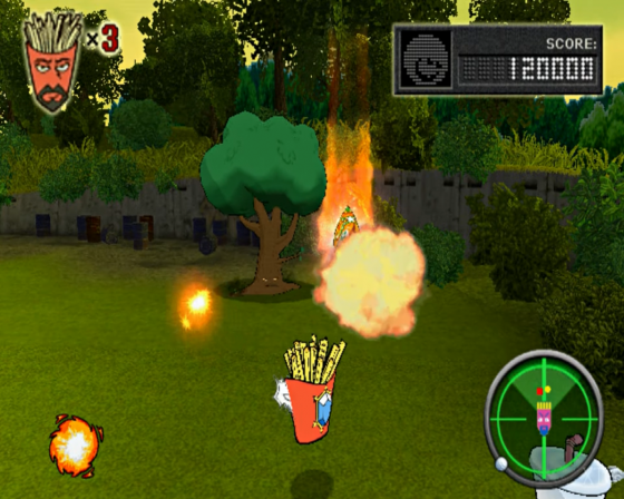 Aqua Teen Hunger Force: Zombie Ninja Pro-Am Screenshot 48 (PlayStation 2 (US Version))