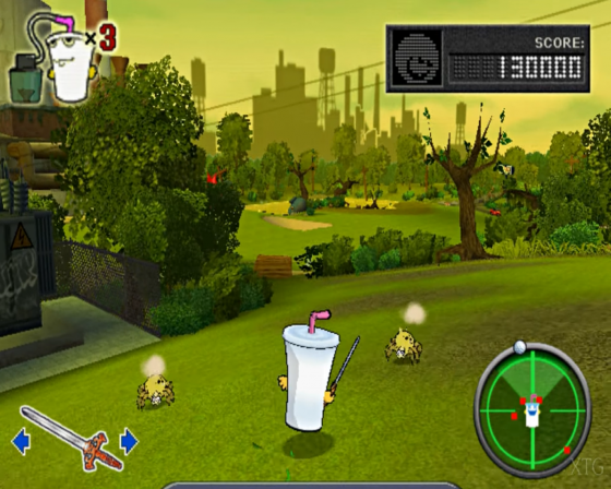 Aqua Teen Hunger Force: Zombie Ninja Pro-Am Screenshot 49 (PlayStation 2 (US Version))