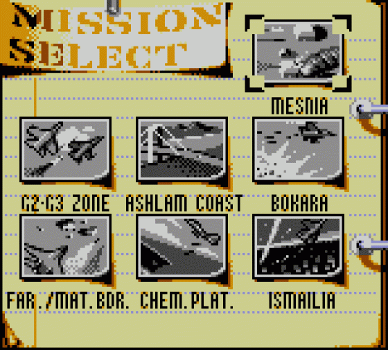 F-15 Strike Eagle Screenshot 11 (Sega Game Gear (US Version))