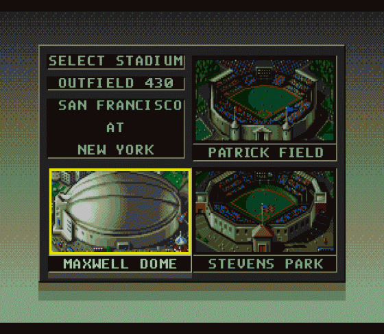 Cal Ripken Jr. Baseball Screenshot 8 (Sega Genesis)