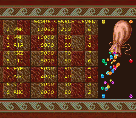 Columns Screenshot 8 (Sega Genesis)