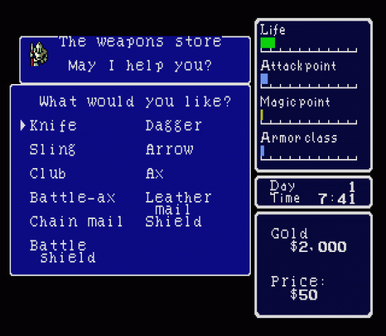 Super Hydlide Screenshot 8 (Sega Genesis)