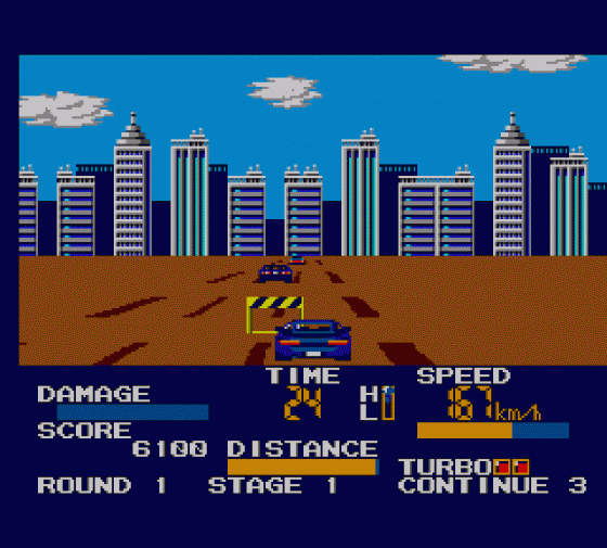 Chase H.Q. Screenshot 6 (Sega Master System (EU Version))