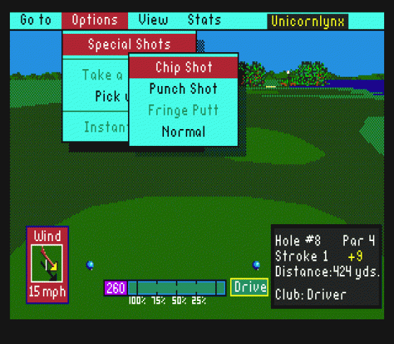 PGA Tour Golf Screenshot 18 (Sega Mega Drive (EU Version))