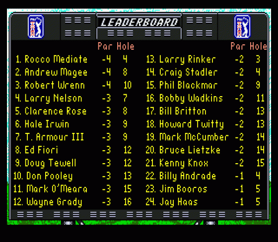 PGA Tour Golf Screenshot 20 (Sega Mega Drive (EU Version))