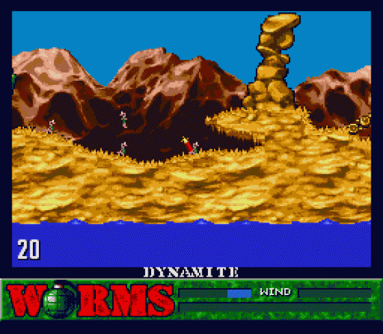 Worms Screenshot 7 (Sega Mega Drive (EU Version))