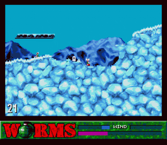 Worms Screenshot 9 (Sega Mega Drive (EU Version))