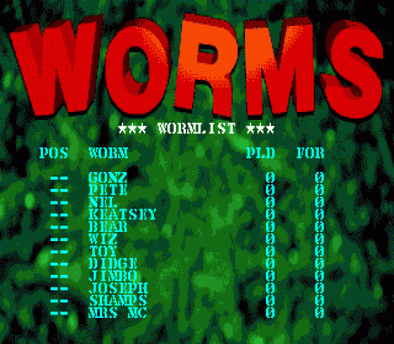 Worms Screenshot 16 (Sega Mega Drive (EU Version))