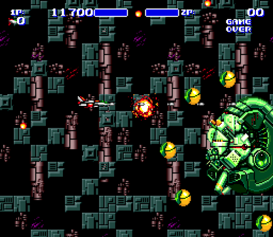 Aero Blasters Screenshot 7 (Sega Mega Drive (JP Version))