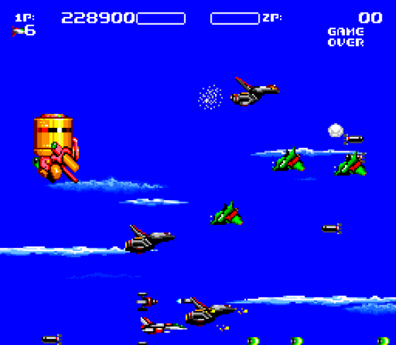Aero Blasters Screenshot 8 (Sega Mega Drive (JP Version))