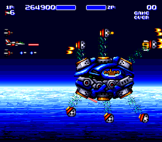 Aero Blasters Screenshot 10 (Sega Mega Drive (JP Version))