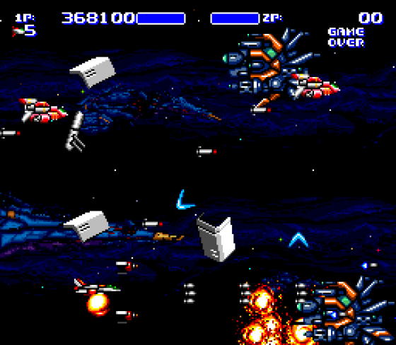 Aero Blasters Screenshot 14 (Sega Mega Drive (JP Version))