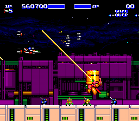 Aero Blasters Screenshot 15 (Sega Mega Drive (JP Version))
