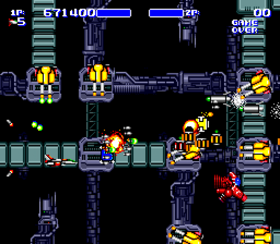 Aero Blasters Screenshot 18 (Sega Mega Drive (JP Version))