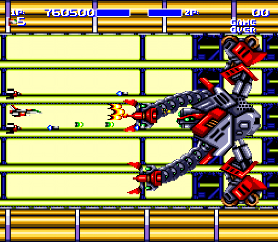 Aero Blasters Screenshot 23 (Sega Mega Drive (JP Version))