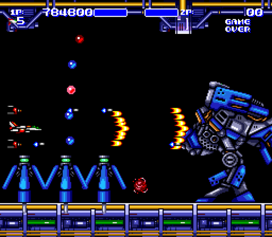 Aero Blasters Screenshot 24 (Sega Mega Drive (JP Version))