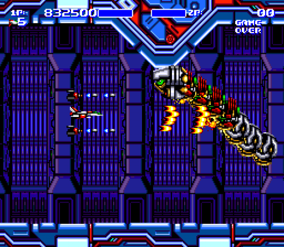 Aero Blasters Screenshot 26 (Sega Mega Drive (JP Version))