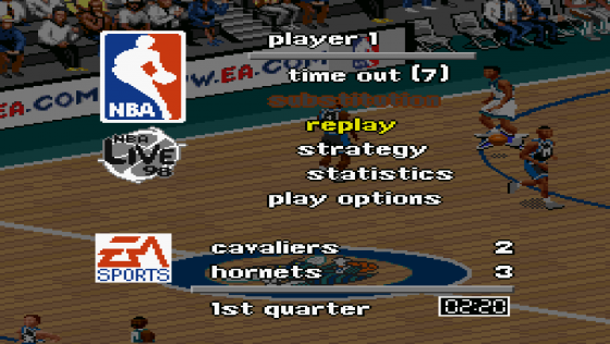 NBA Live '98 Screenshot 5 (Super Nintendo (US Version))
