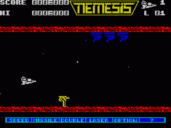 Nemesis Screenshot 5 (Spectrum 48K)