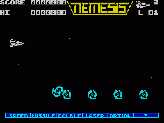 Nemesis Screenshot 6 (Spectrum 48K)