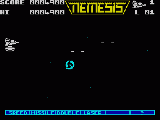 Nemesis Screenshot 7 (Spectrum 48K)