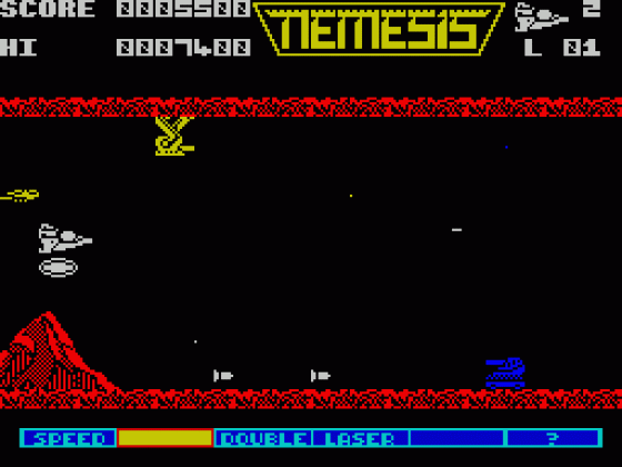 Nemesis Screenshot 8 (Spectrum 48K)
