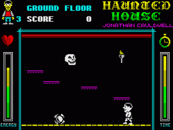 Haunted House Screenshot 5 (Spectrum 48K/128K)