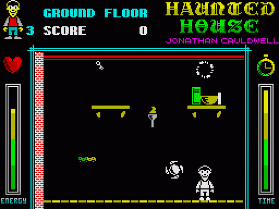 Haunted House Screenshot 6 (Spectrum 48K/128K)