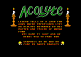 Acolyte Screenshot 1 (Amstrad CPC464)