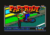 Paperboy Loading Screen For The Amstrad CPC464