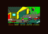 Paperboy Screenshot 2 (Amstrad CPC464)