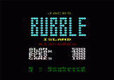 Jacks Bubble Island Screenshot 1 (Amstrad CPC464/664)