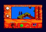 Indiana Jones And The Fate Of Atlantis: The Action Game Screenshot 1 (Amstrad CPC464)