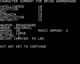 Dunjonquest: The Datestones Of Ryn Screenshot 1 (Apple II)
