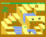 Congo Bongo Screenshot 2 (Atari 400/800/600XL/800XL/130XE)
