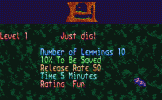 Lemmings Screenshot 9 (Atari ST)