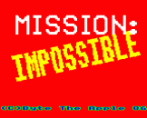 Mission Impossible Loading Screen For The BBC B/B+/Master 128
