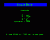 Missile Strike Screenshot 6 (BBC B/B+/Master 128/Master Compact)