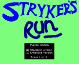 Stryker's Run Loading Screen For The BBC Master Compact