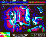 Aliens: Neoplasma Loading Screen For The Spectrum 128K/+2/+3