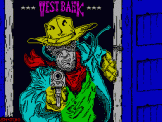 West Bank Loading Screen For The Spectrum 48K