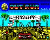 OutRun Loading Screen For The Spectrum 48K/128K/+2