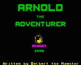 Arnold The Adventurer Loading Screen For The Spectrum 48K/128K/+2