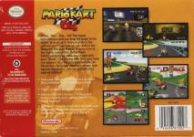 Mario Kart 64 Back Cover