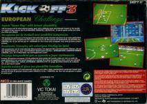 Kick Off 3: European Challenge Back Cover